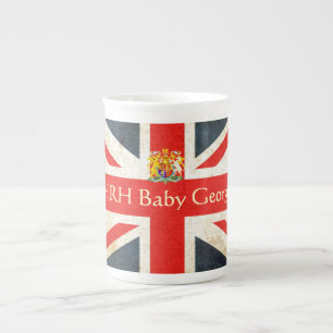 HRH Baby George Bone China Coat of Arms Mok