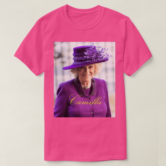 HRH Camilla Duchess van Cornwall T-shirt (Design voorkant)