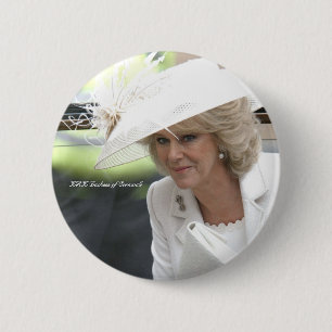 HRH Duchess van Cornwall Ronde Button 5,7 Cm