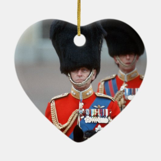 HRH Duke of Edinburgh Keramisch Ornament (Achterkant)