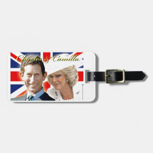 HRH Prince Charles & HRH Duchess van Cornwall Bagagelabel