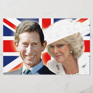 HRH Prince Charles & HRH Duchess van Cornwall Briefpapier