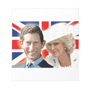HRH Prince Charles & HRH Duchess van Cornwall Notitieblok