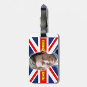 HRH Prince Charles - Patiotic! Bagagelabel (Achterkant verticaal)