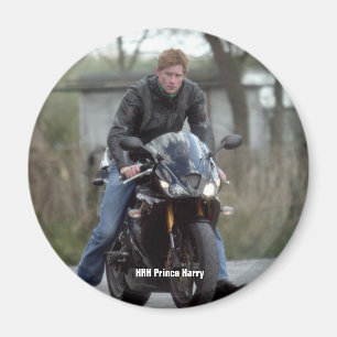 HRH Prince Harry motor Magneet