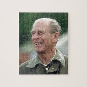 HRH Prince Philip lachend Legpuzzel