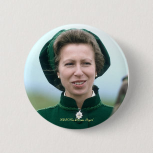 HRH Princess Anne Warminster Ronde Button 5,7 Cm