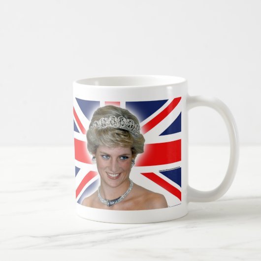HRH Princess Diana Union Jack Koffiemok (Rechts)