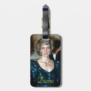 HRH Princess Diana Wenen 1986 Bagagelabel