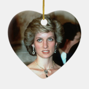 HRH Princess Diana Wenen 1986 Keramisch Ornament