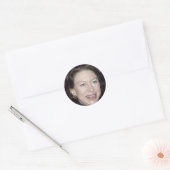 HRH Princess Margaret Ronde Sticker (Envelop)