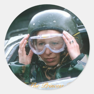 HRH The Princess Royal 1985 Ronde Sticker