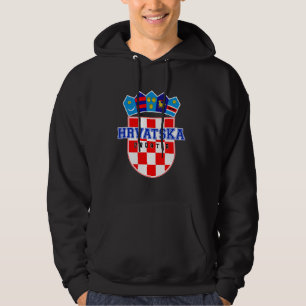 Hrvatska, Kroatië, Hrvatska zastava, Kroatische pa Hoodie