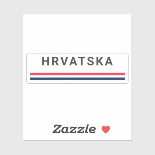 Hrvatska Lines  Sticker (Vel)