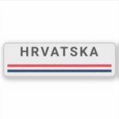 Hrvatska Lines  Sticker (Voorkant)