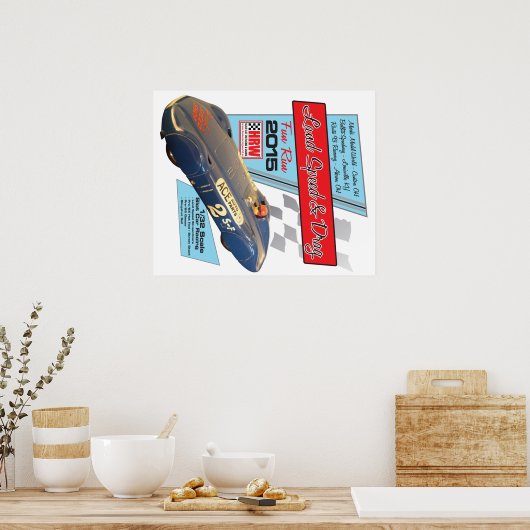 HRW 2015 Poster Land Speed & Drag (Cuisine)