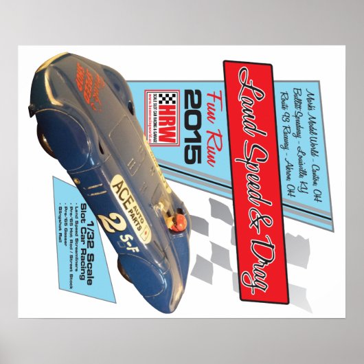 HRW 2015 Poster Land Speed & Drag (Devant)