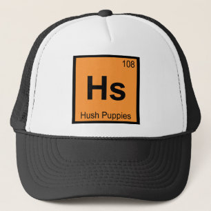 Hs - Hush Puppies Chemie Periodiek Systeem Symbool Trucker Pet