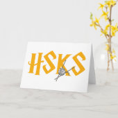 HSKS-Wenskaarten Kaart (Gele Bloem)