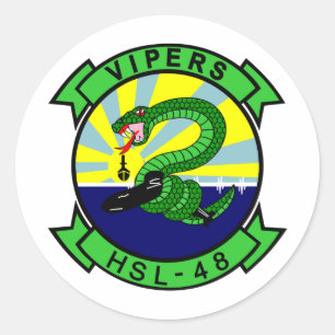 HSL-48 Vipers Ronde Sticker