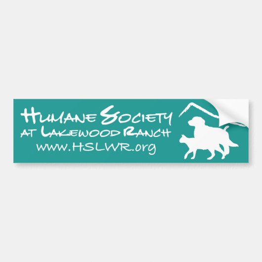 HSLWR-logo-bumpersticker Bumpersticker (Voorkant)