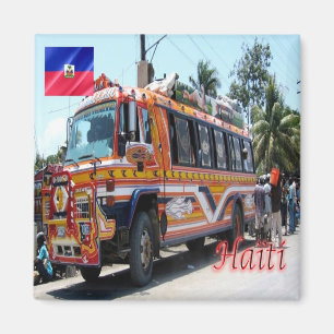 HT - Haïti - Tap Tap openbaar vervoer Haïti Magneet
