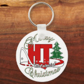 HT MERRY CHRISTMAS HISTO TECHNICIAN SLEUTELHANGER (Voorkant)