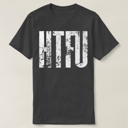 HTFU Cycling & Triathlon Gifts & Shirten T-shirt (Design voorkant)