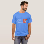 Html5 le futur T-shirt 03 de navigateur (Devant entier)