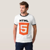 HTML5-Logo T-shirt (Voorkant volledig)