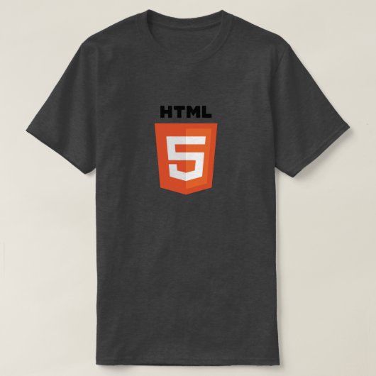 HTML5 Logo T-shirt (Design voorkant)
