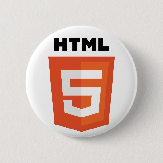 HTML5 RONDE BUTTON 5,7 CM (Voorkant)