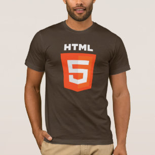 HTML5 T-shirt (bruin)