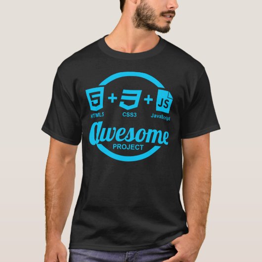 HTML5 Web Designer Geweldige Project CDS3 T-shirt (Voorkant)