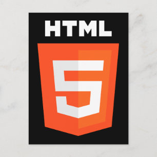 HTML 5-Logo Briefkaart