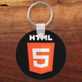 HTML 5-Logo Sleutelhanger (Voorkant)