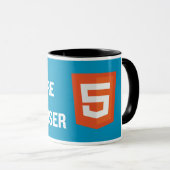 HTML 5-Mok Mok (Voorkant rechts)
