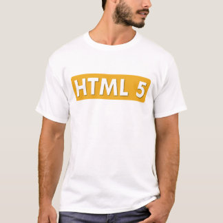 HTML 5 - Zacht Wit "Vrij het Web" T-shirt