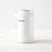 HTML<beer>Stein Bierpul (Voorkant links)