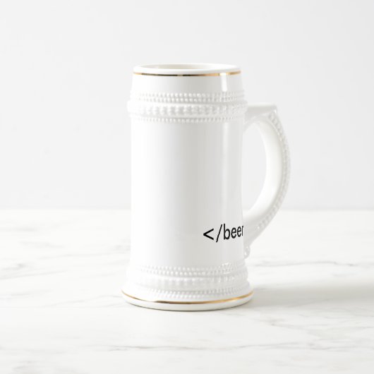 HTML<beer>Stein Bierpul (Voorkant rechts)