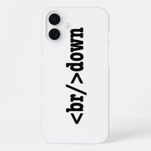 HTML-code defect iPhone 16 Plus Hoesje