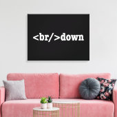 HTML-code uitsplitsing Canvas Afdruk (Insitu (Woonkamer))