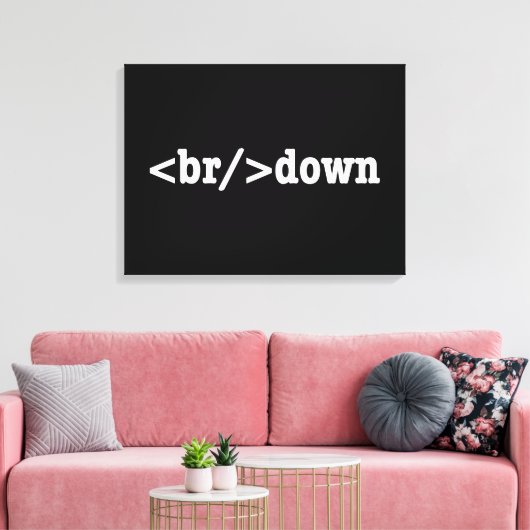 HTML-code uitsplitsing Canvas Afdruk (Insitu (Woonkamer))