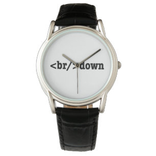 HTML-code uitsplitsing Horloge
