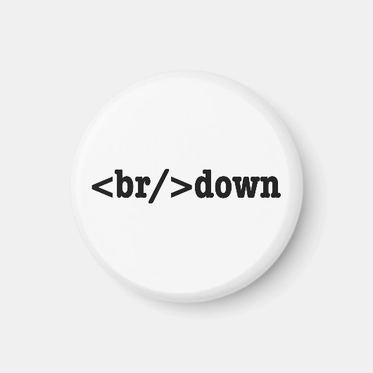 HTML-code uitsplitsing Magneet (Voorkant)