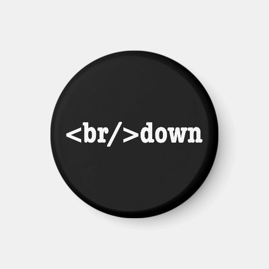 HTML-code uitsplitsing Magneet (Voorkant)