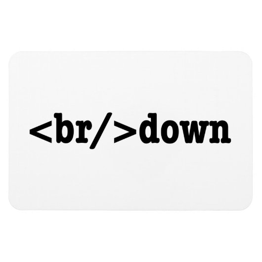 HTML-code uitsplitsing Magneet (Horizontaal)