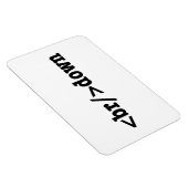HTML-code uitsplitsing Magneet (Rechterzijde)
