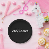 HTML-code uitsplitsing Papieren Bordje (Feest)