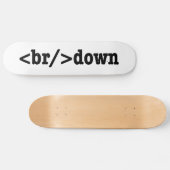HTML-code uitsplitsing Skateboard (Horizontaal)